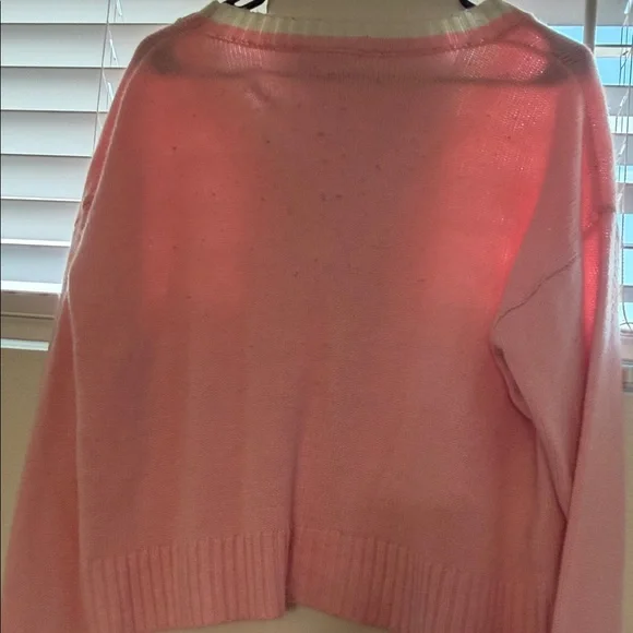 ROMWE Pink Cardigan with Bunny Detail - Picture 7 of 8